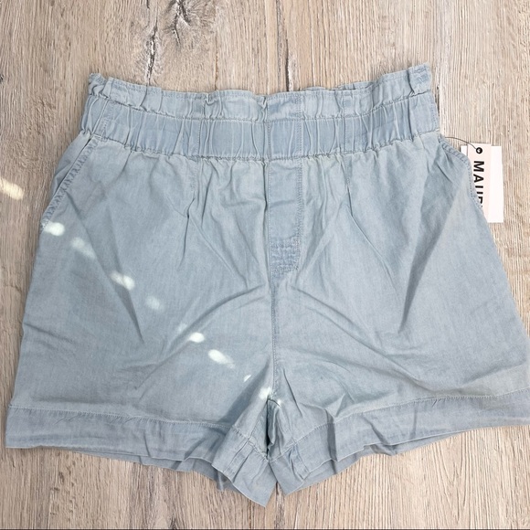 Mauby Light Blue Shorts - Picture 5 of 10